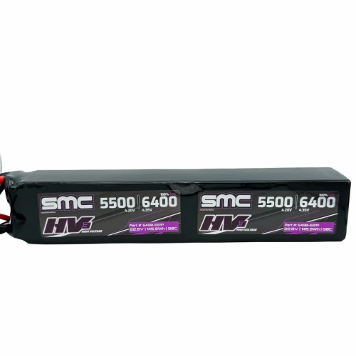 HV3 Flight 45.6V/12S-6400mAh-90C Stick pack for Helicopters